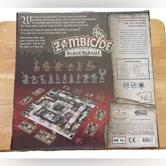 Kickstarter-Zombicide Black Plague base game and expansion packs! - Picture 3 of 10
